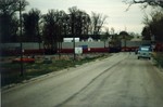 Looking north at the mp210 crossing; the containers are the old "Interdom" boxes.