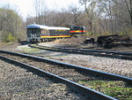 Going around the curve towards the Peoria line.