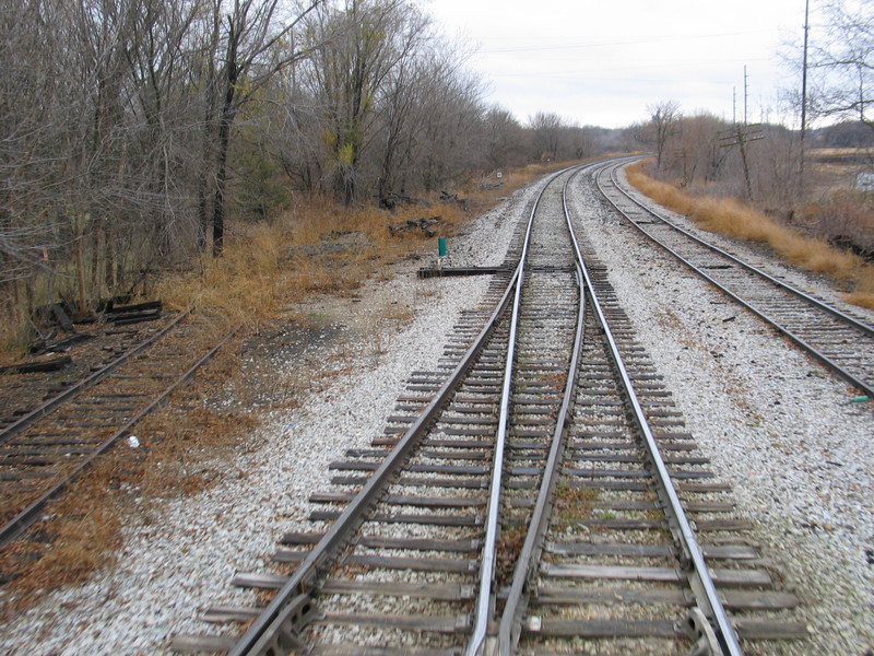 Abandoned Pellet Spur at right.