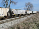 There was a large cut of NS/N&W/SOU/CR hoppers on this train.