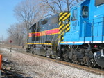 The turn's conductor is opening the crossover so they can head in to clear up at N. Star, Nov. 29, 2007.