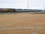 KCSP switches the new yard south of Muscatine, Nov. 8, 2008.