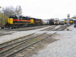 West end of Iowa City yard, with the inbound RI turn sitting on the main.