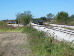 Switch off the siding into Gerdau's yard.  Looking west.