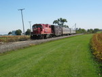 I've always wanted to shoot a train at this crossing; today was the day.