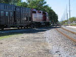 Geometry train enters the BN Industrial at 7th St.