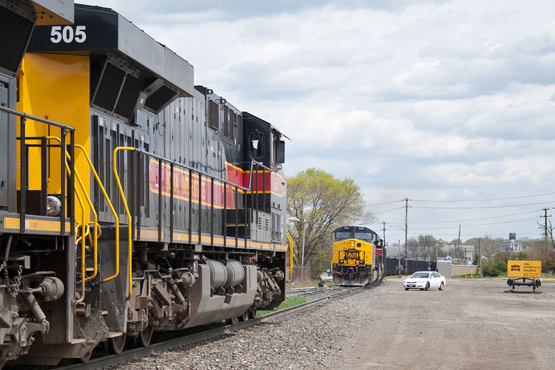 CBBI-05 and PECR-05 at 44th Street; Rock Island, IL.