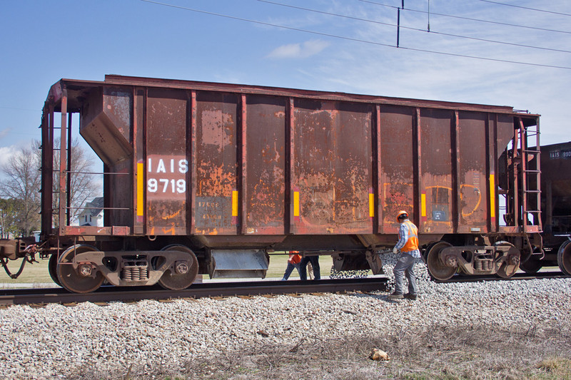 IAIS 9719 at Walcott, IA.  April 8, 2013