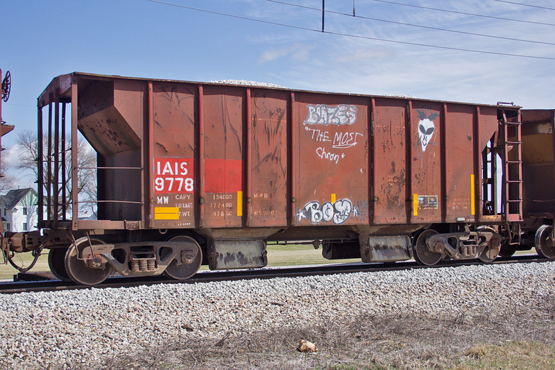 IAIS 9778 at Walcott, IA.April 8, 2013