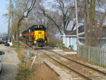 Peoria Rocket at the "Narrows" north of Peoria, Nov. 17, 2006.