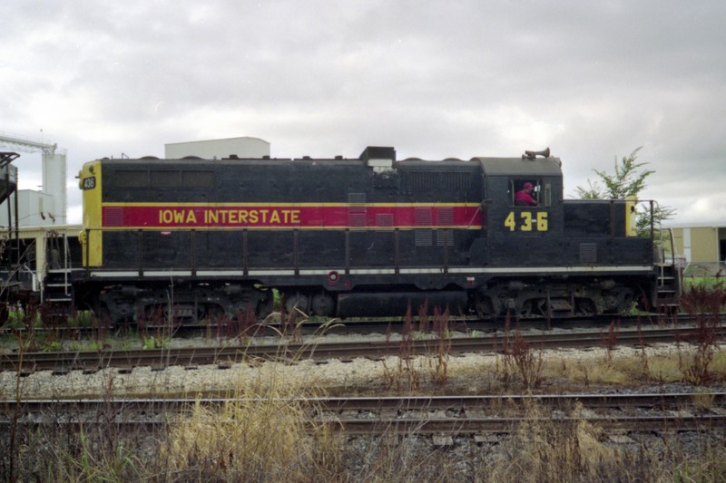 IAIS 436, the first phase I painted engine, at Altoona, IA on 19 Jul 1992