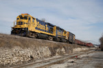 BNSF's R-CHI427 @ Rock Island, IL.  The Milan Branch is below.