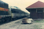 The Quad City Rocket at Wilton, IA, on a Sunday run in May 1989