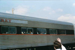 The Quad City Rocket at Wilton, IA, on a Sunday run in May 1989