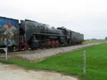 Steamer stopped at Twin States Engineering  driveway, Sept. 10, 2006.