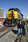 Kristin & Myself with IAIS 502 on display.  Rock Island, IL.