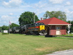 Steam engine train at Wilton, Aug. 3, 2006.