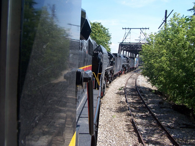 Exiting the Government Bridge; Davenport, IA.  03-Aug-2006.