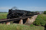 NKP 765 crosses the creek west of Annawan, IL.