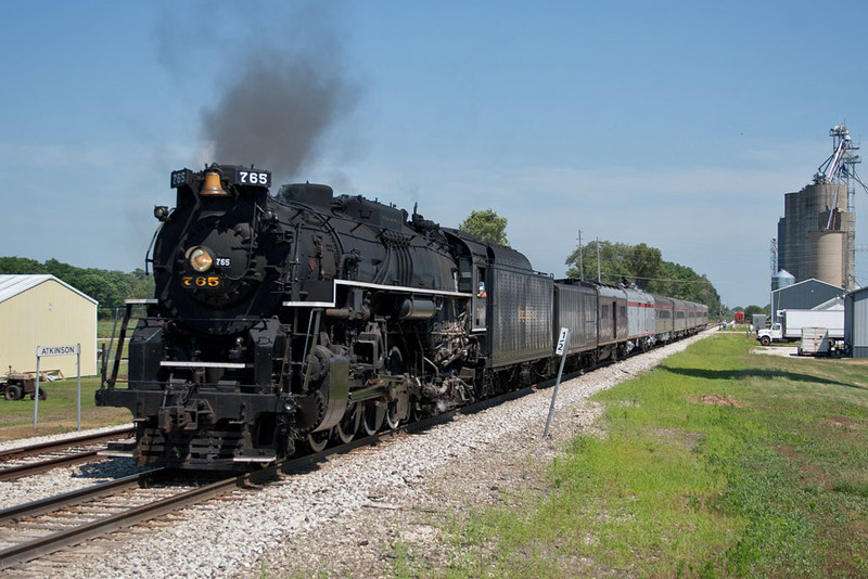 Cruising through Atkinson, IL.