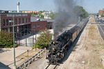 NKP 765 through downtown Moline, IL.