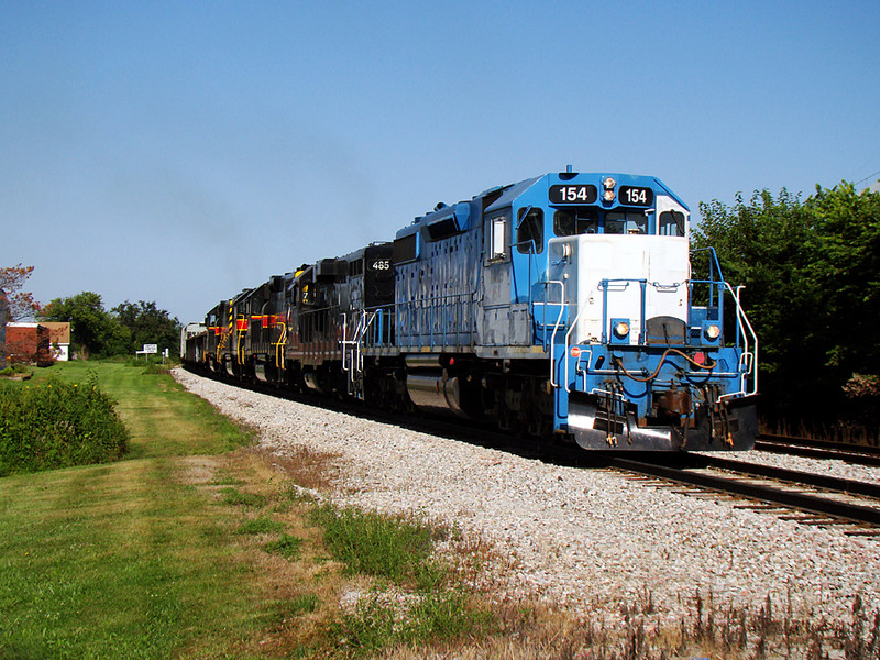 The CBBI rumbles through Homestead, Iowa with 154 taking the lead followed by 485 in second place.