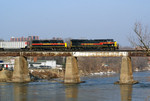 GEVO 507 and GP38-2 718 on the CRPE coal drag.