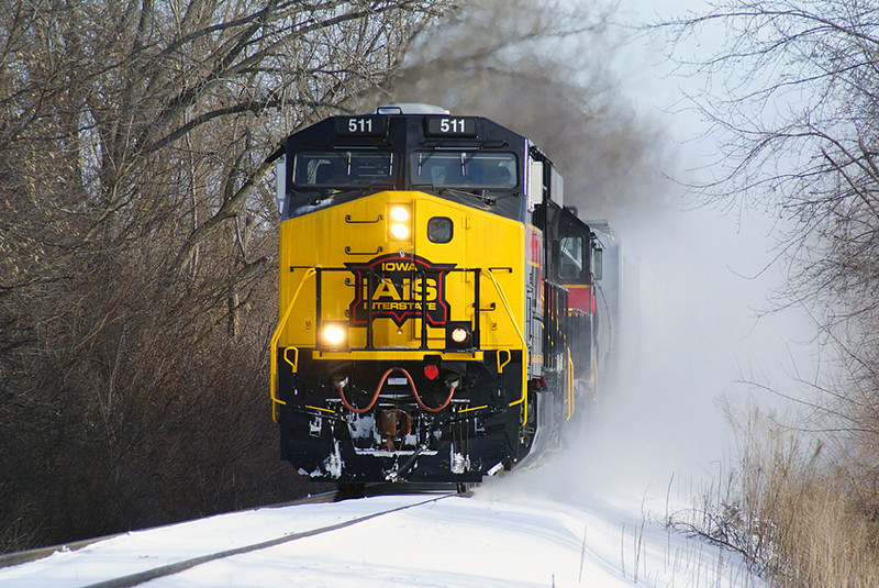 511 approaches Homestead, Iowa.