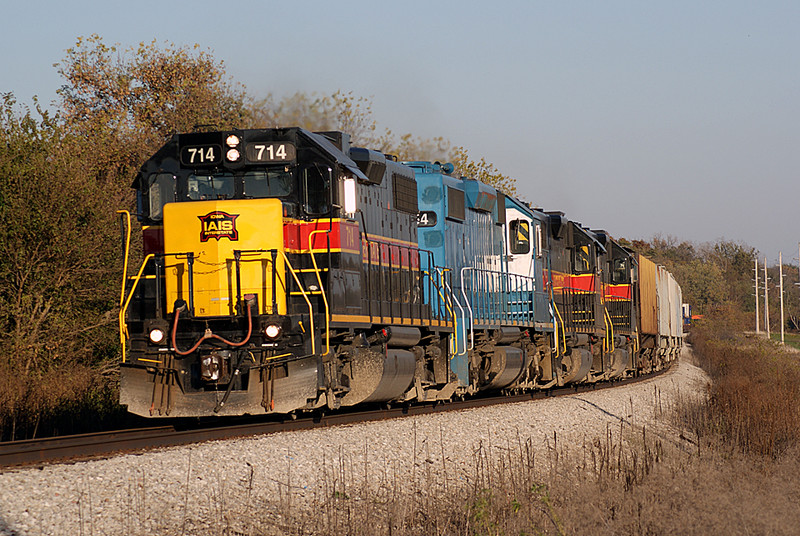 714 takes charge of the BICB near Oxford, Iowa