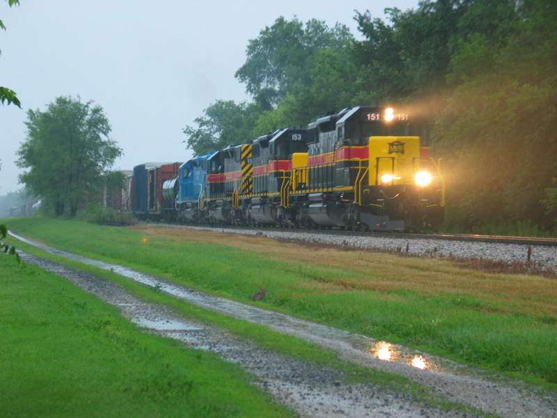 Westbound RI turn at Moscow, mp 211, July 3, 2006.
