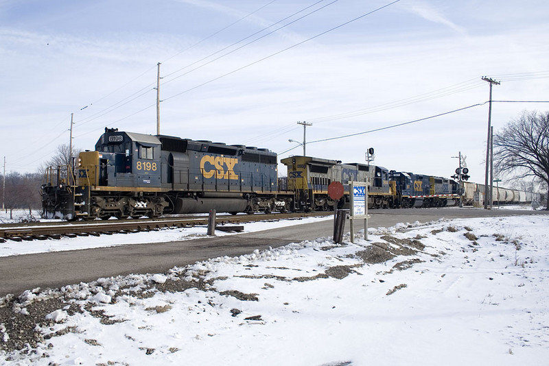 CSX's J745 @ Ottawa, IL.