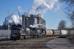 CP 332-963 pulls into West Davenport yard.  The IAIS will tie onto the rear of the train and pull it east for Peoria.