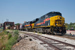 CBBI-22 approaches the Government Bridge in Davenport.