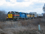 Westbound RI turn at Atalissa, Nov. 28, 2005.