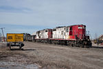 CP's B73 job departs Rock Island, IL.