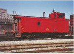 The caboose was later renumbered IAIS 9431 to avoid conflicting with the locomotive 431.  Taken in Blue Island, IL.