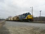 CSX's caboose, Ottawa yard, April 1, 2006.