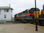 Crossing the Santa Fe at Joliet.