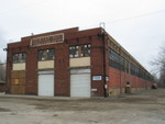 Old RI carshop building east of Burr Oak yard.