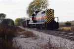The Local pulling back onto the main, Oct. 21, 2005.