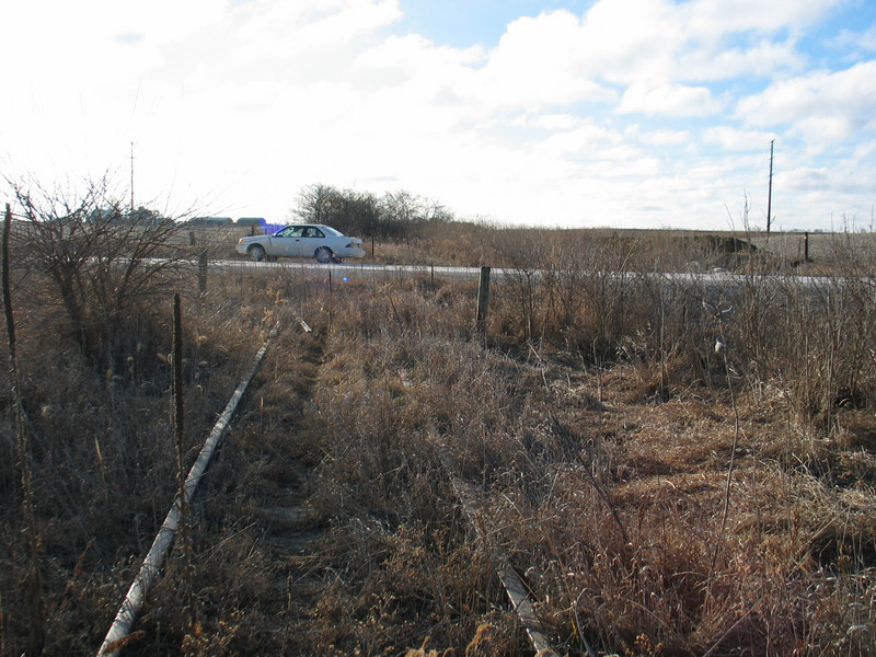 Looking southeast down the old Winterset branch, Jan. 13, 2006.