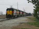 Coal train at 1st Ave. Iowa City, Jan. 20, 2006.