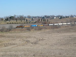 CR job passing Oxford cemetery, Jan. 26, 2006.