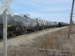 Shoving into Twin States siding, March 19, 2006.