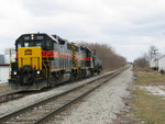 Picking up the Cenpeco tank at Walcott, March 21, 2006.