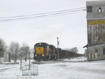 Coal empties at Atalissa, March 21, 2006