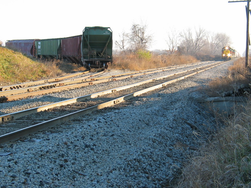 RI turn approaching the Wilton overpass, Nov. 16, 2006.