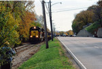 Coal train heading north through the Narrows, Nov. 3, 2005.