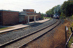 PPU brings the coal train past the "new" RI depot, north of downtown Peoria, Nov. 3, 2005.