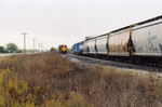 Meeting the west train at Twin States